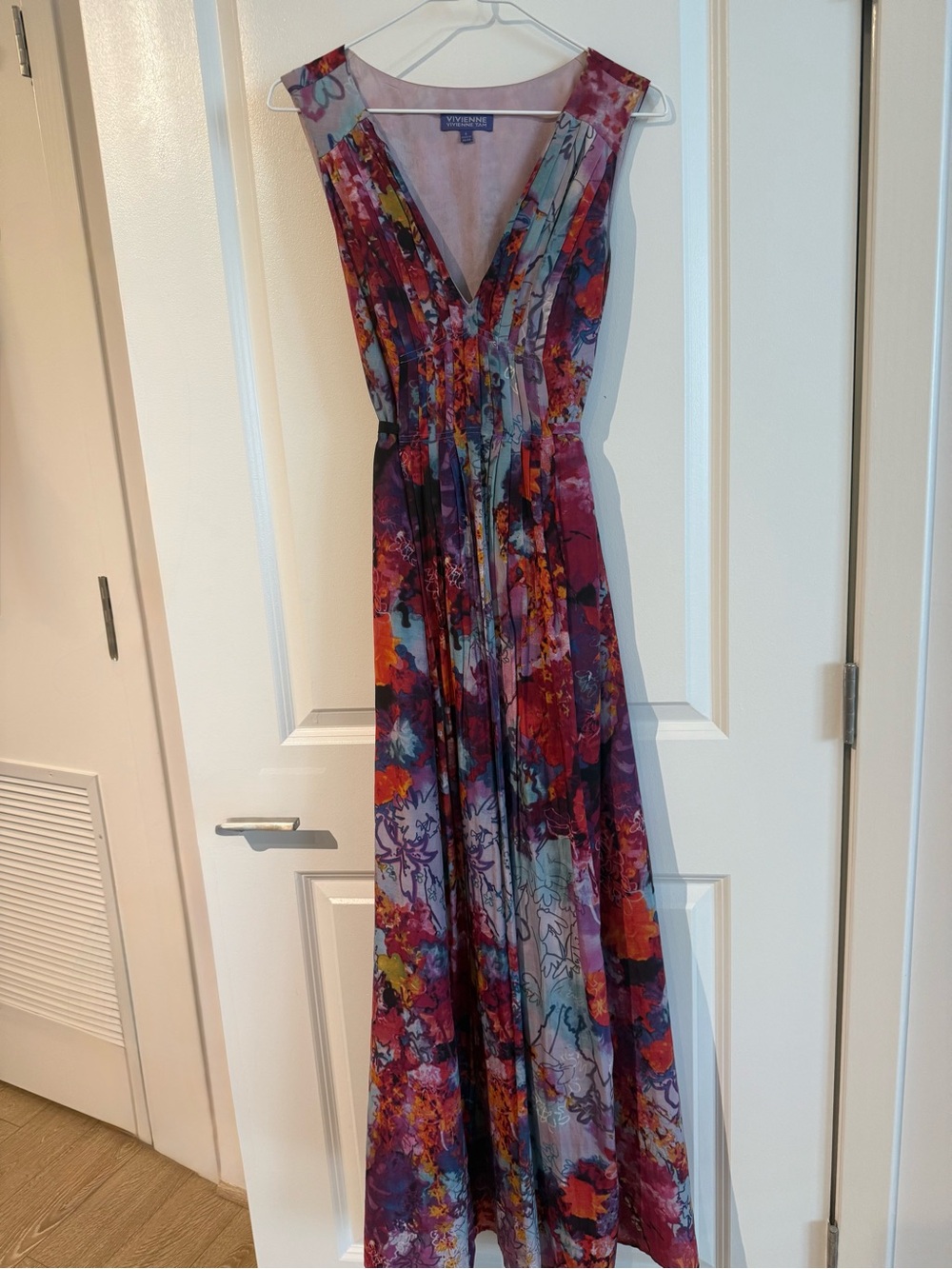 Vivienne Tam Floral Maxi Dress